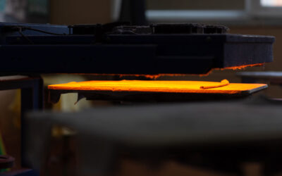 Proceso de estampado en caliente